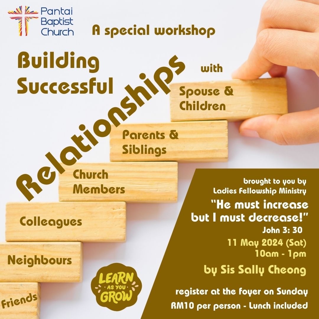 building relationships #talk pantai baptist church
